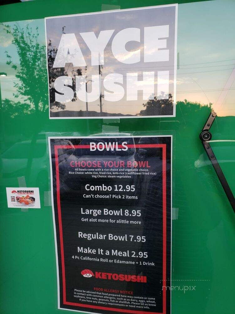 KetoSushi - Santa Clarita, CA menu_pic