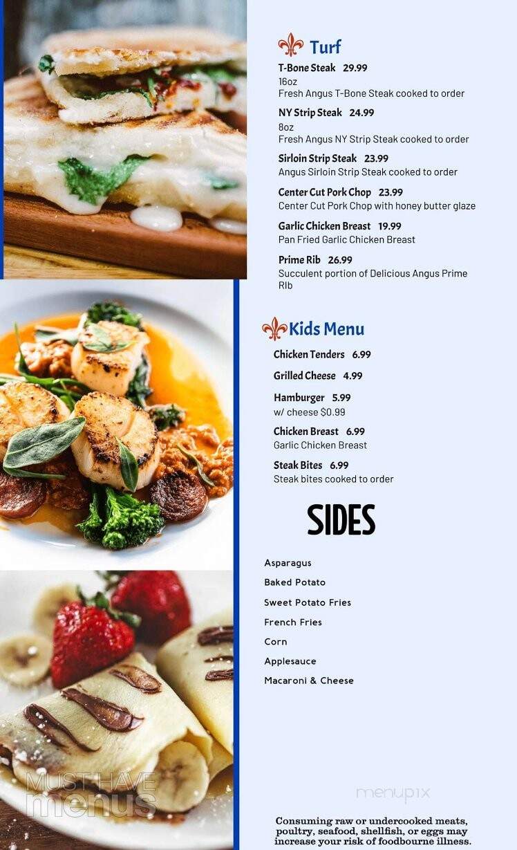 CJ's Surf and Turf - Johnstown, PA menu_pic