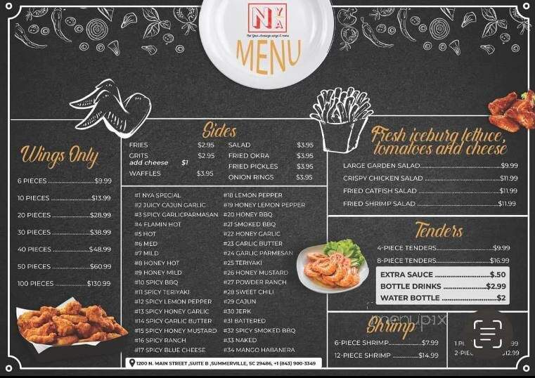 Not Your Average Wings and More - Summerville, SC menu_pic