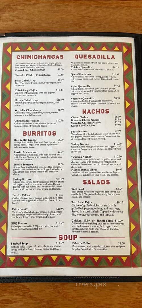 Buenas Vibras Mexican Restaurant - Saint Clair, MO menu_pic