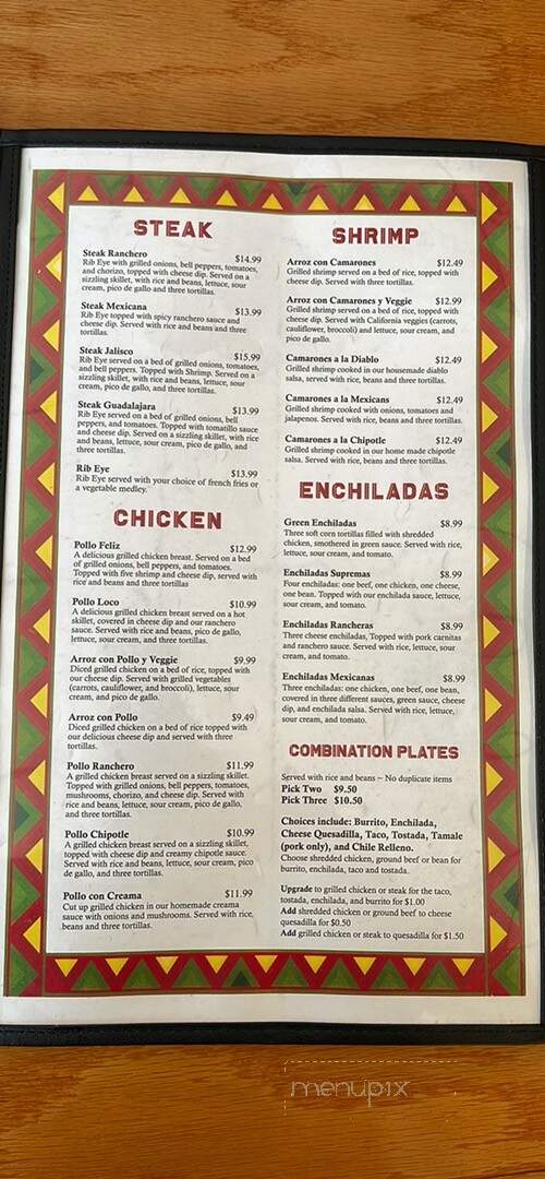 Buenas Vibras Mexican Restaurant - Saint Clair, MO menu_pic