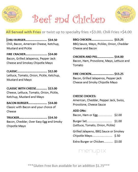 Twisted American - Colorado Springs, CO menu_pic