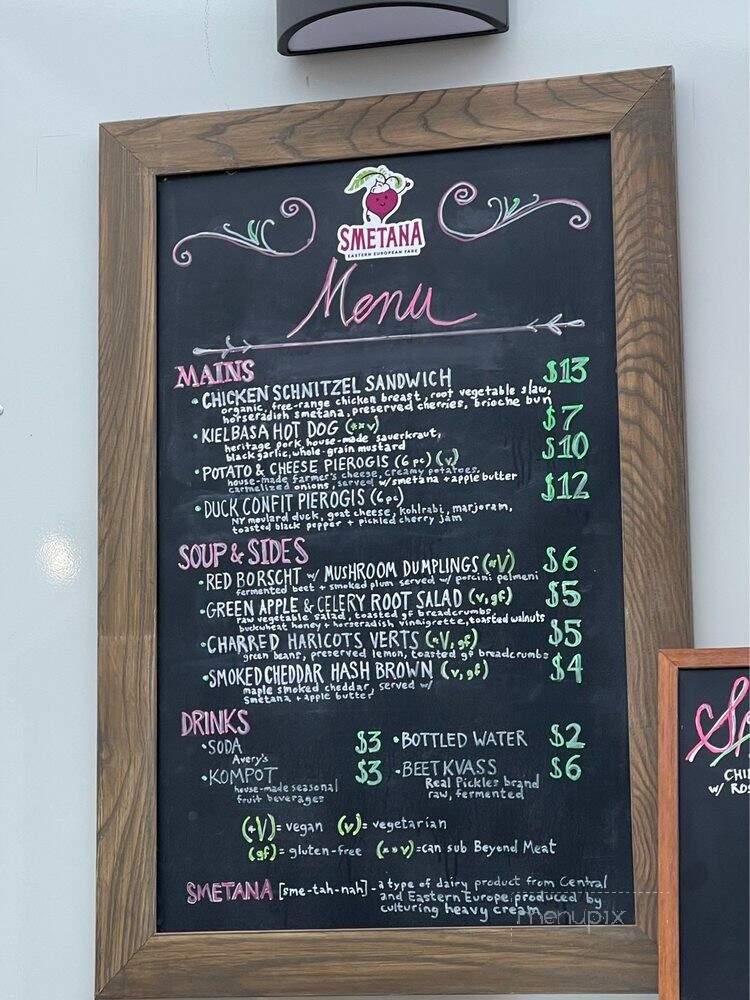 Smetana Food Truck - Bristol, CT menu_pic