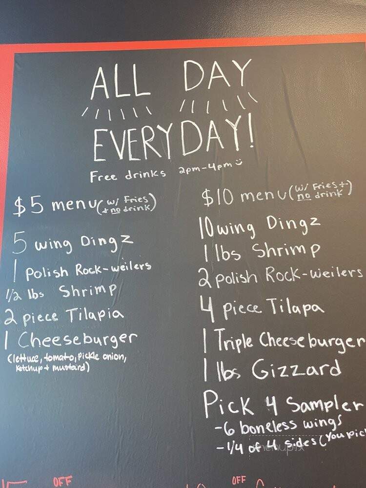 Tha Rock'N Roosta - Holland, MI menu_pic