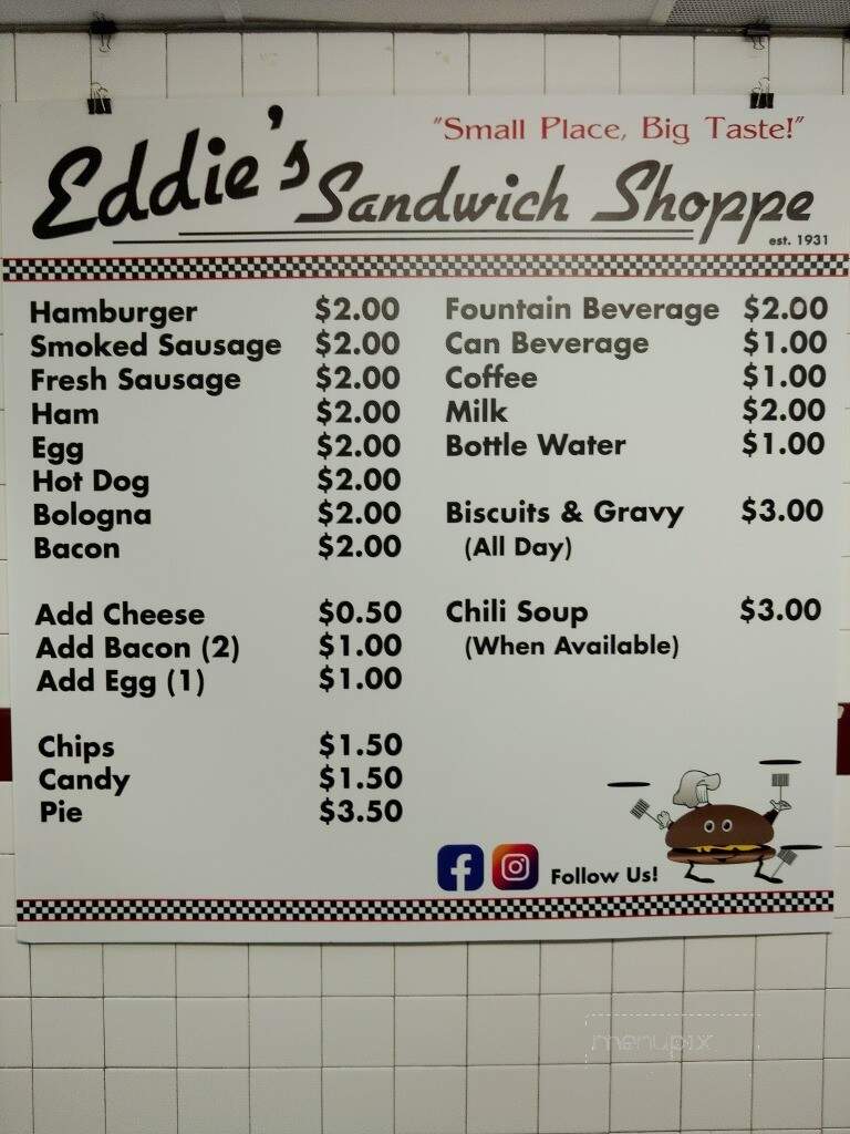 Eddie's Sandwich Shop - Brazil, IN
