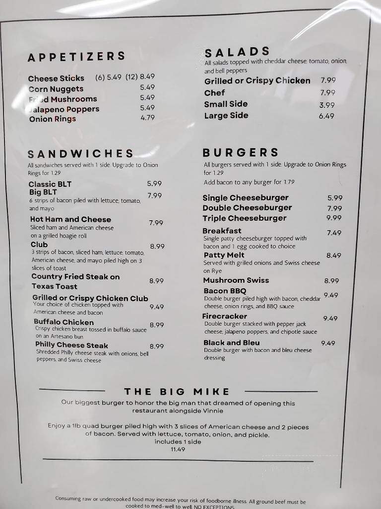 Capio's Cafe - Middleburg, FL menu_pic