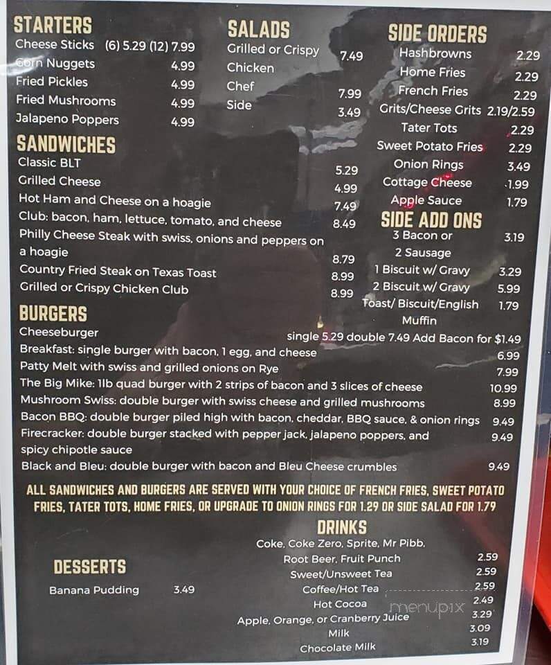 Capio's Cafe - Middleburg, FL menu_pic