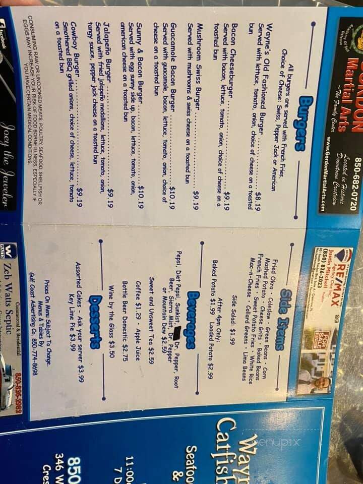 The Hub - Crestview, FL menu_pic