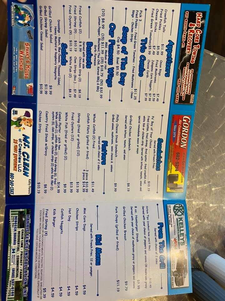 The Hub - Crestview, FL menu_pic