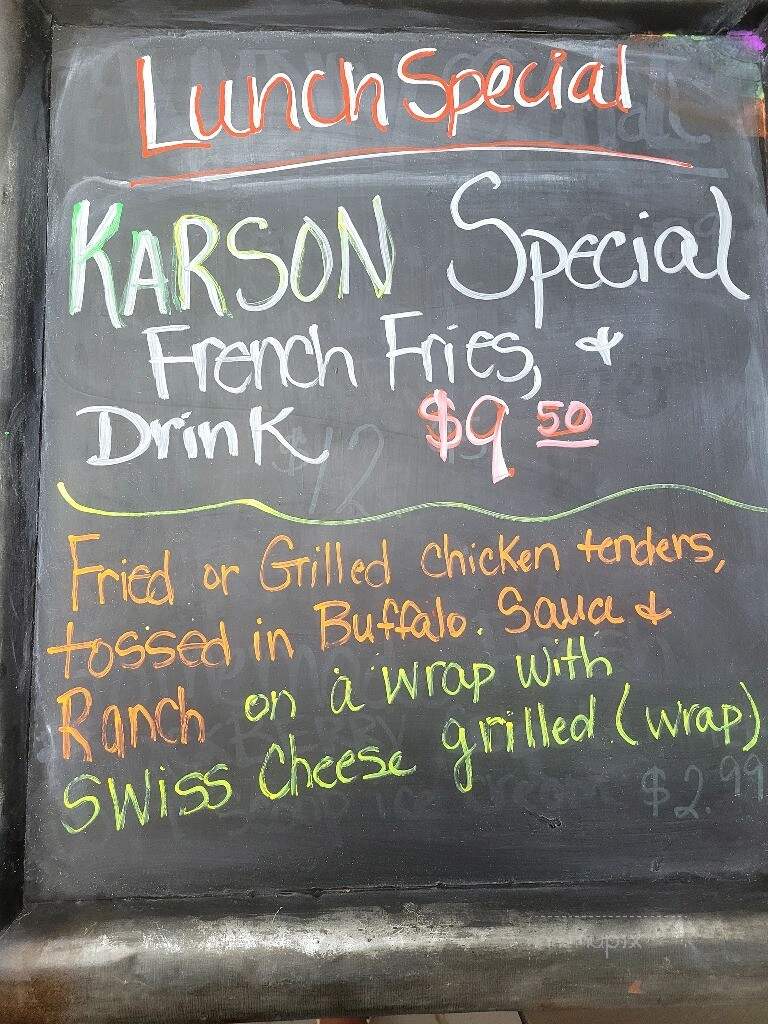 Southern Sass Cafe - Pelham, GA menu_pic