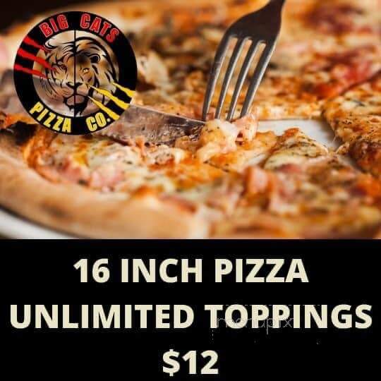 Big Cats Pizza - Lexington, TN menu_pic