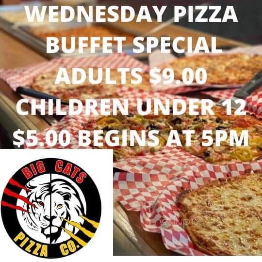 Big Cats Pizza - Lexington, TN menu_pic