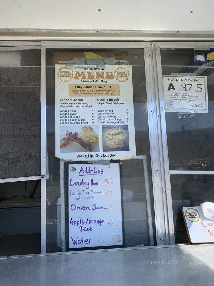 Everybody's Loaded Biscuits - Boone, NC menu_pic