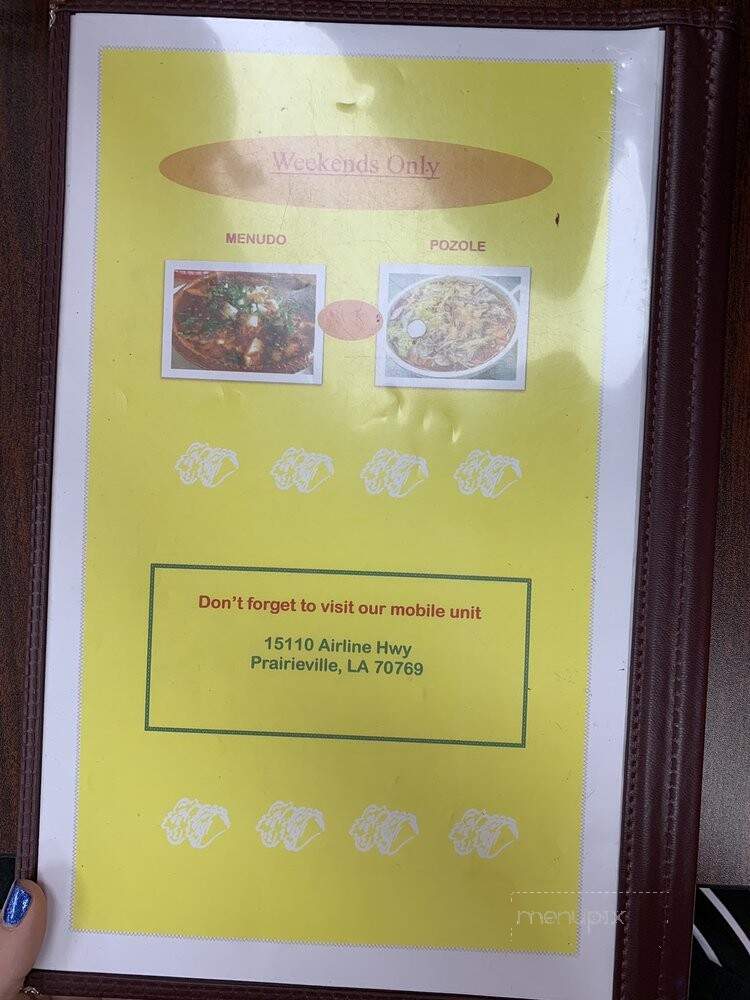 Taqueria don Beto 2 - Gonzales, LA menu_pic