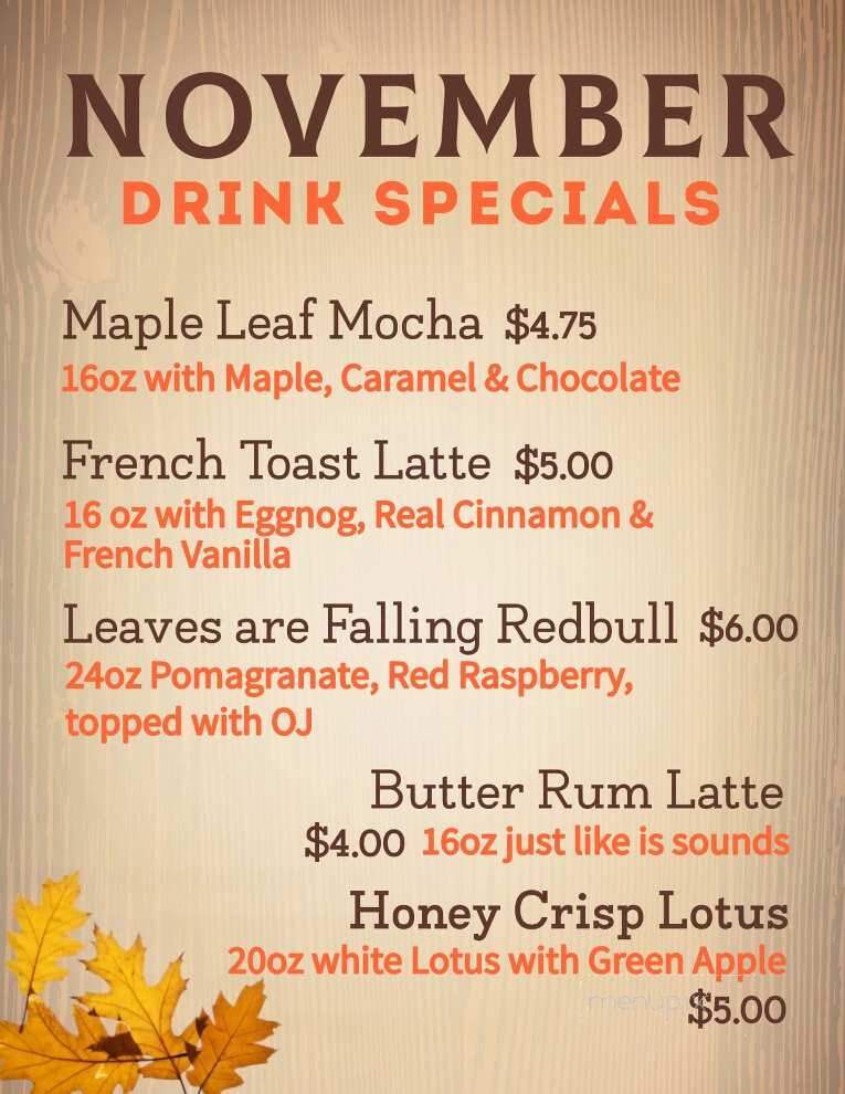 Farmhouse Kitchen and Coffee - Wilbur, WA menu_pic