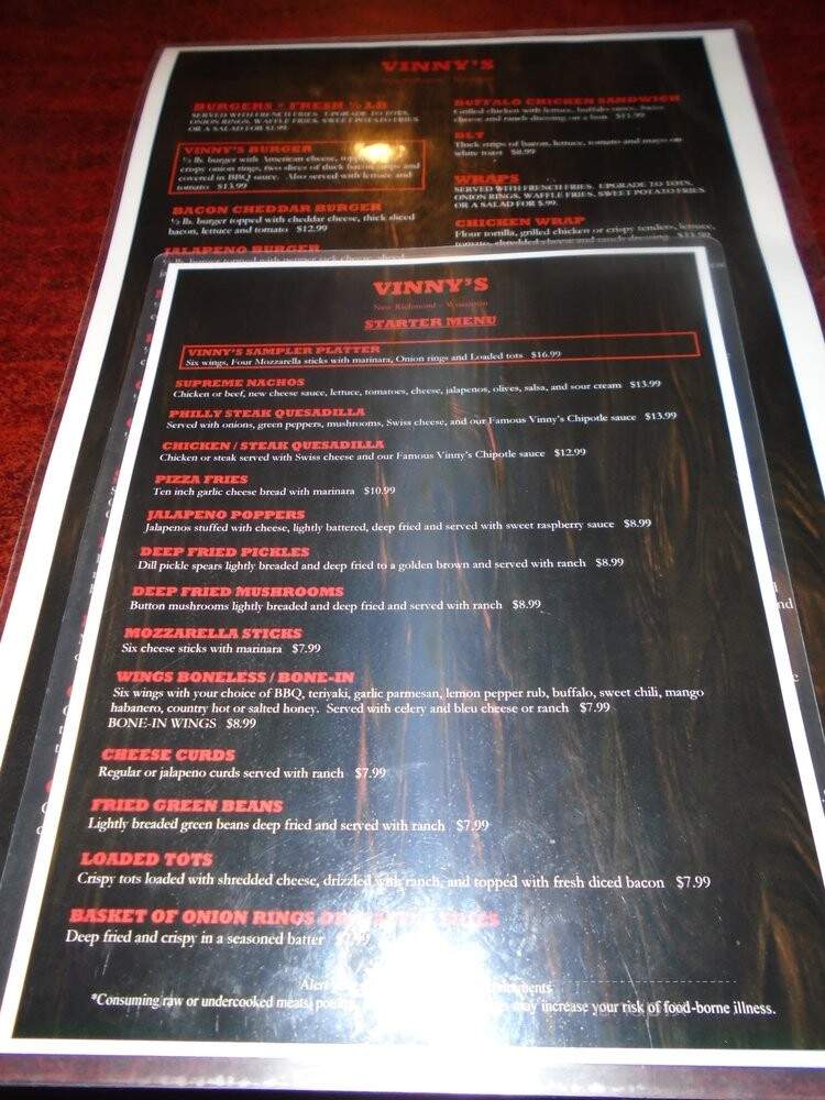 Vinny's Sports Bar and Grill - New Richmond, WI