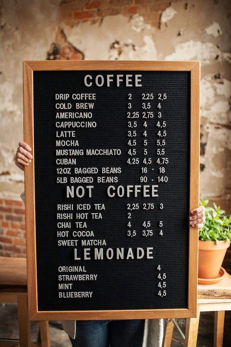The 1822 Coffee - Huntingdon, TN menu_pic
