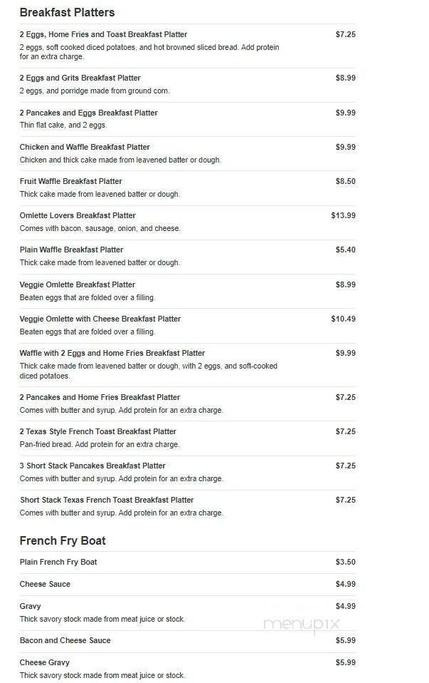 The Blue Diner - East Stroudsburg, PA menu_pic