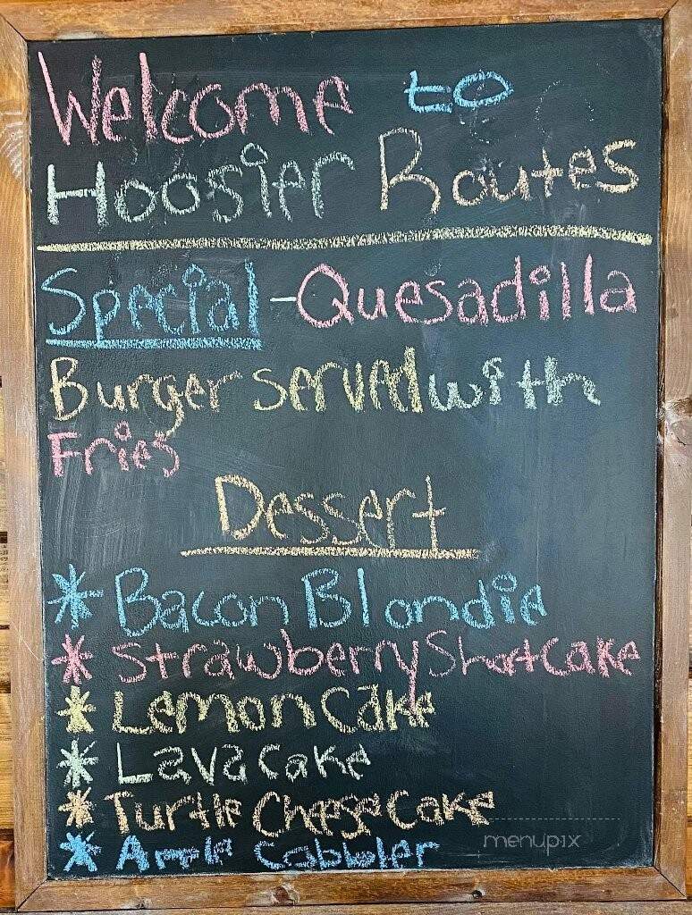 Hoosier Routes - Summitville, IN menu_pic