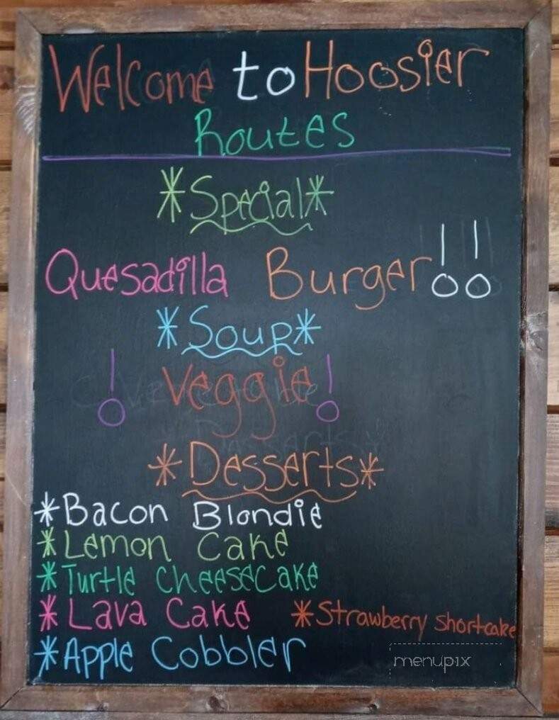 Hoosier Routes - Summitville, IN menu_pic