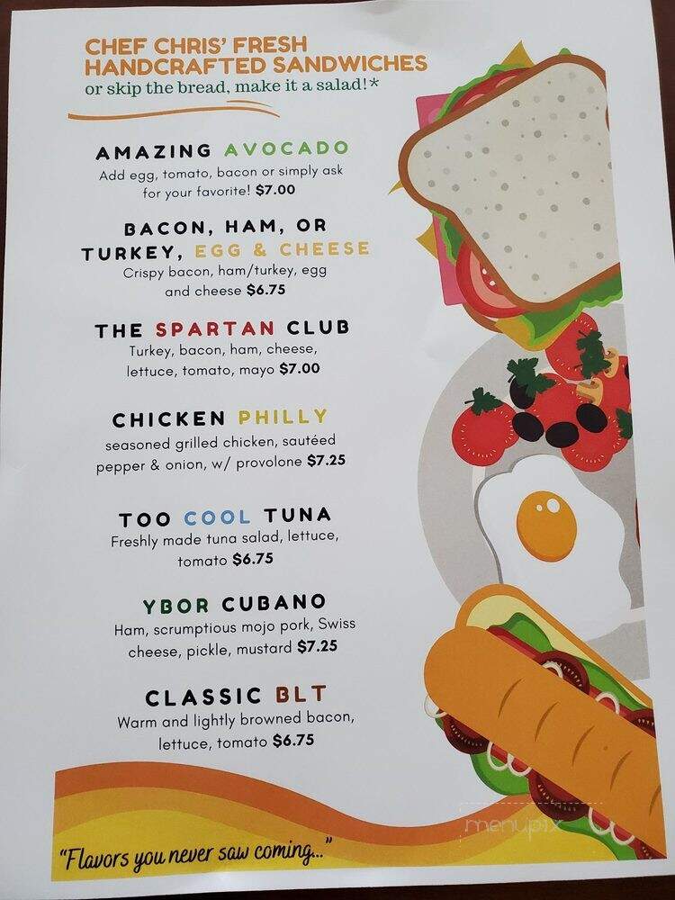 Dolce Cafe + Marketplace - Tampa, FL menu_pic