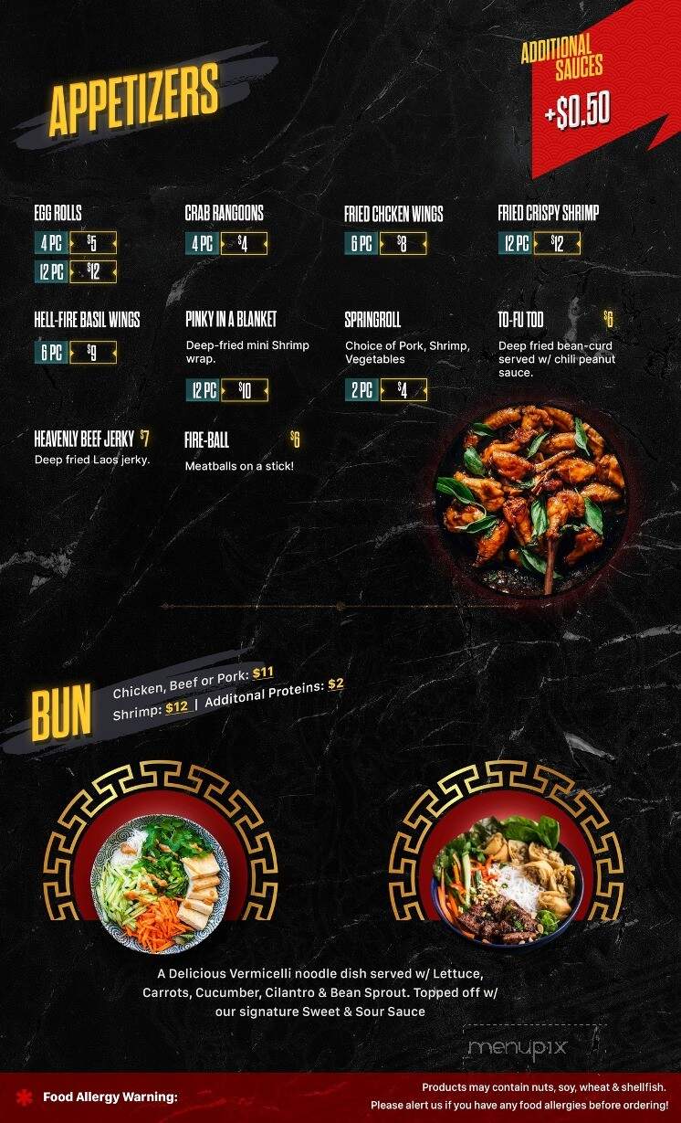 2 Dragons Cuisine - Holland, MI menu_pic