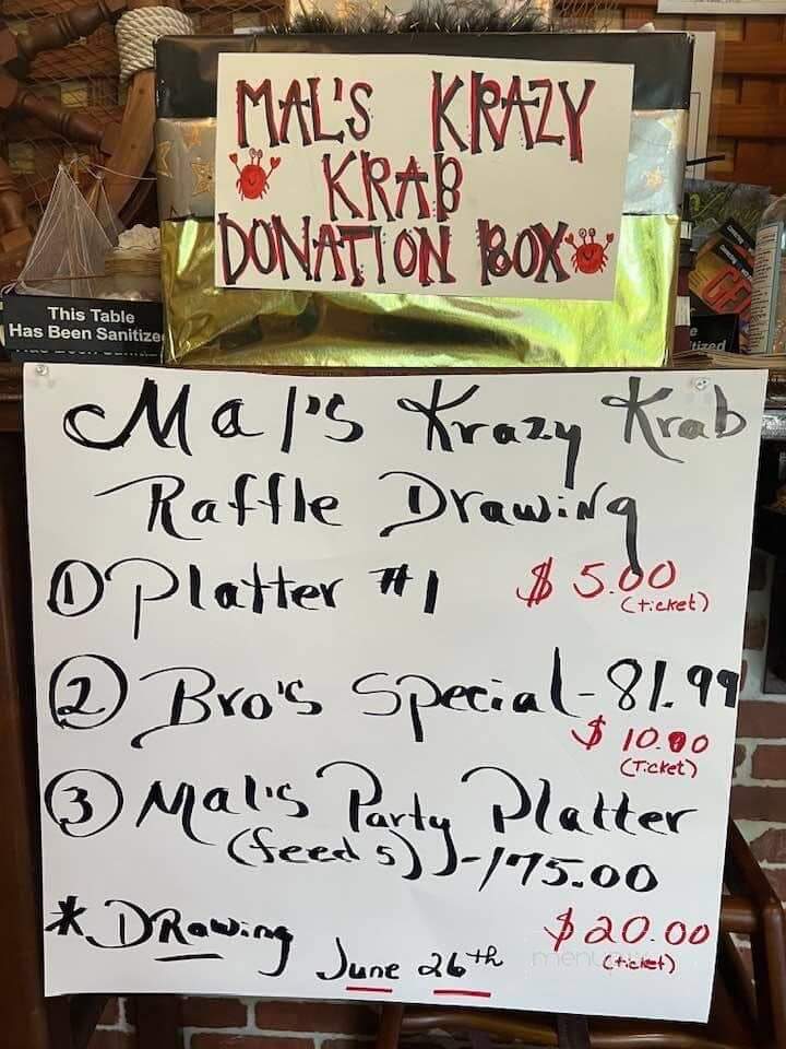 Mal's Krazy Krab - Monroe, GA menu_pic