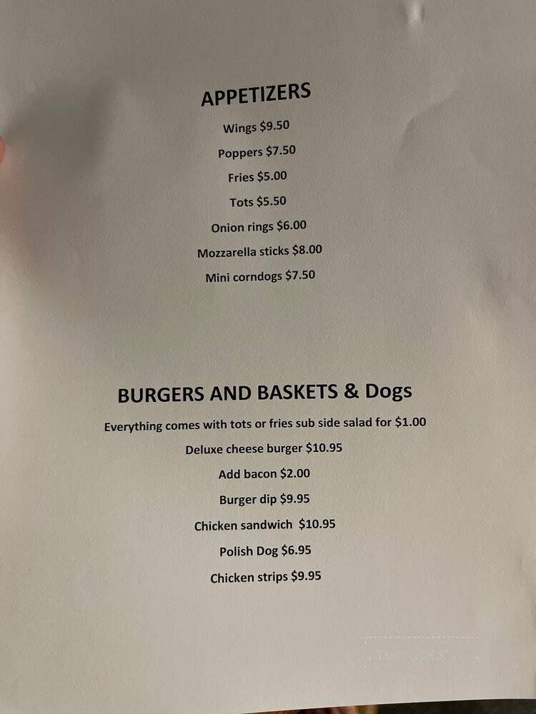 Old Timers Bar and Grill - Sedro Woolley, WA menu_pic