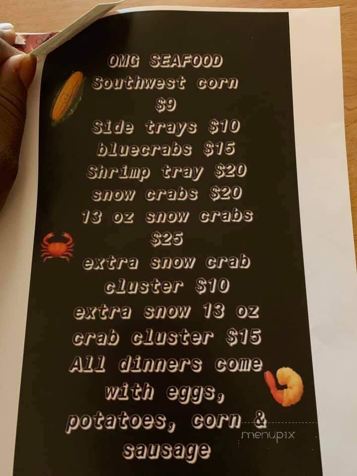 OMG Seafood - Thomasville, GA menu_pic