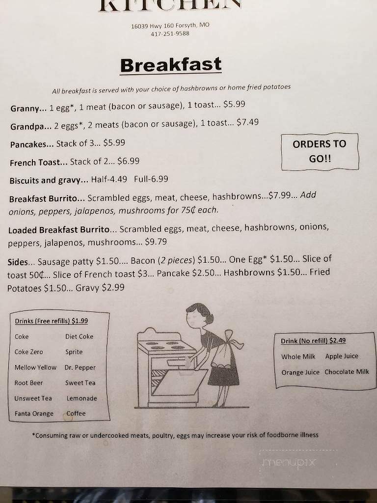 Shirley's Kitchen - Forsyth, MO menu_pic