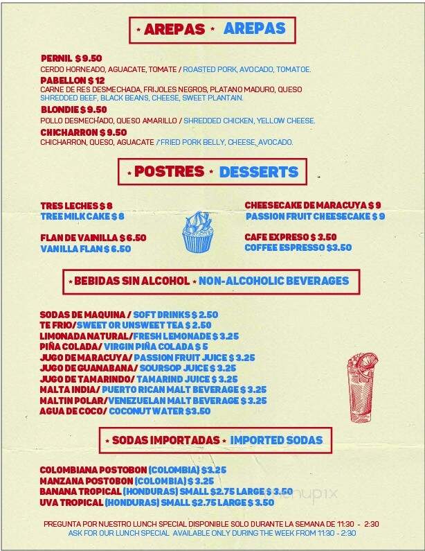 Area 337 A Latino Kitchen - Lake Charles, LA menu_pic