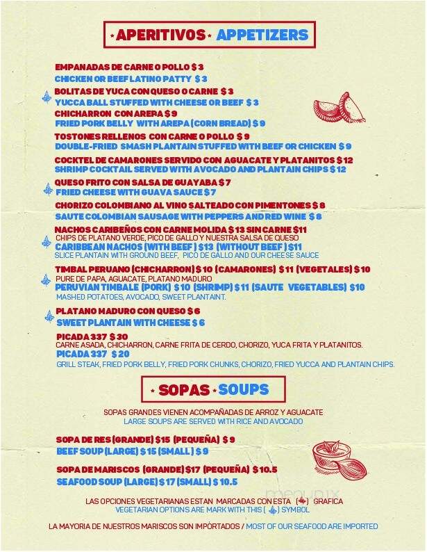 Area 337 A Latino Kitchen - Lake Charles, LA menu_pic
