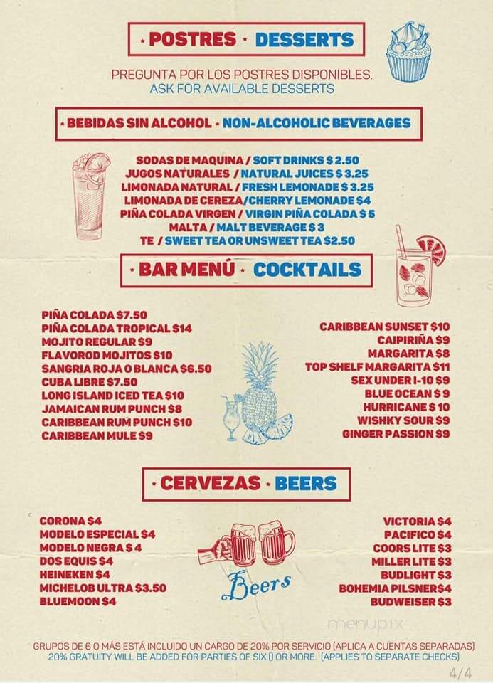 Area 337 A Latino Kitchen - Lake Charles, LA menu_pic