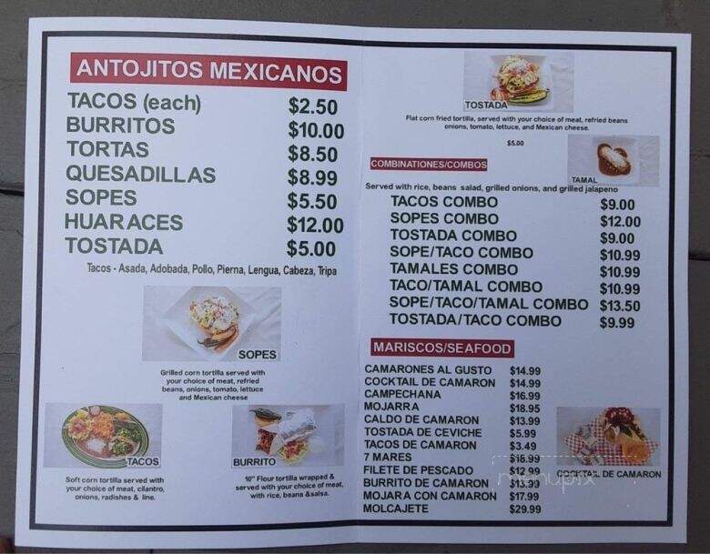 Taqueria Mis 5 Estrellas - Anacortes, WA menu_pic