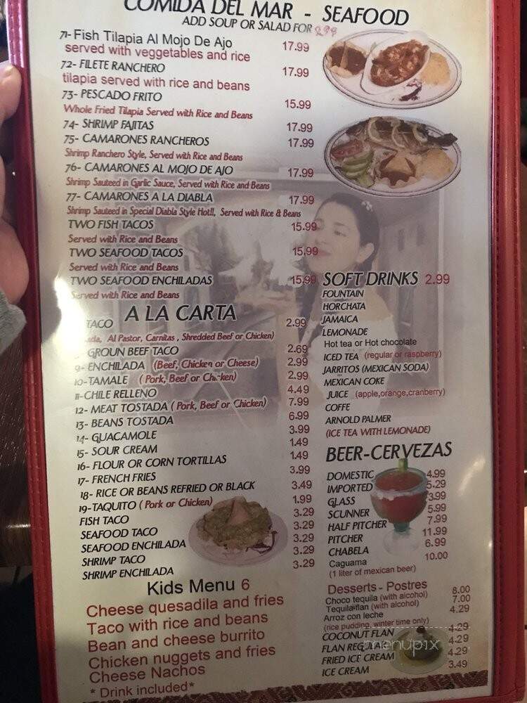 J J's - Palm Springs, CA menu_pic