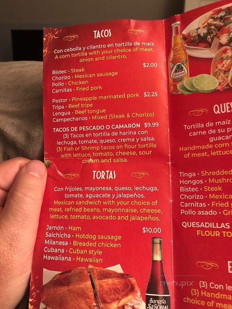 Taco Master - Elkton, MD menu_pic