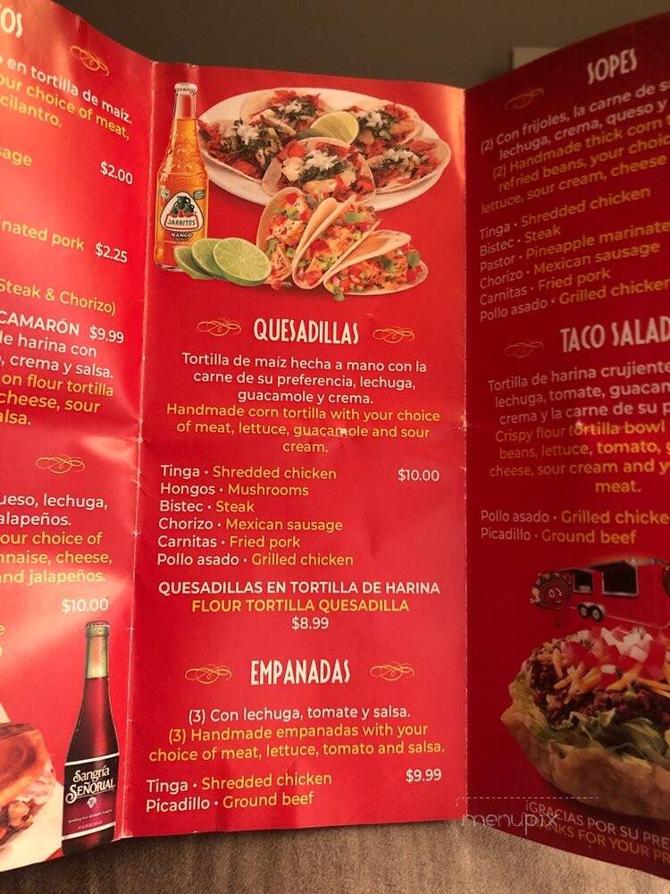 Taco Master - Elkton, MD menu_pic