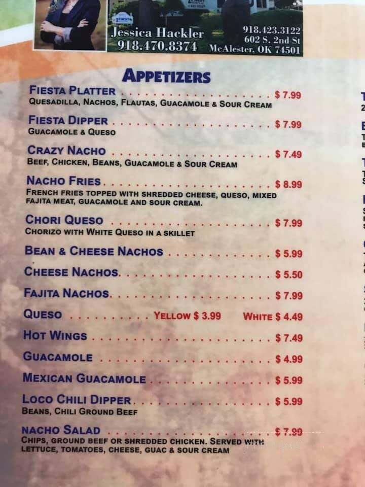 La Fiesta Mexican Grill - Hartshorne, OK