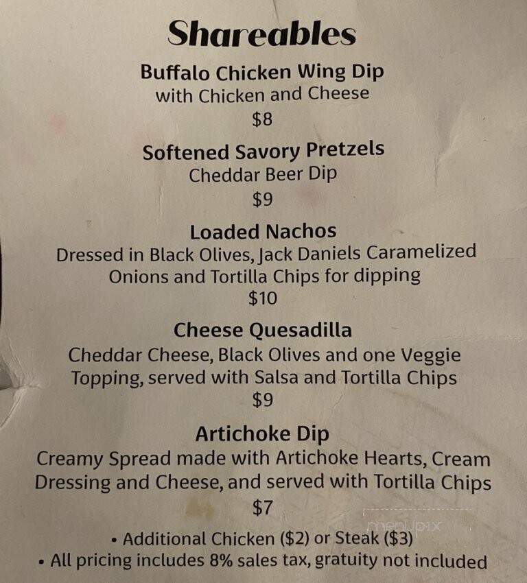 Burrata Rooftop Bistro - Grand Island, NY menu_pic