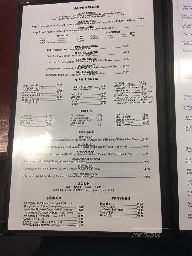 Caddo Cafe - Glenwood, AR menu_pic
