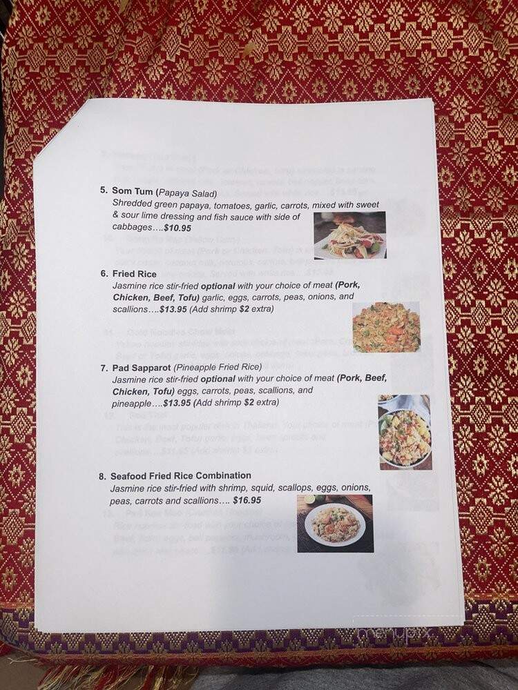 Thai Lao Cuisine - Weed, CA menu_pic