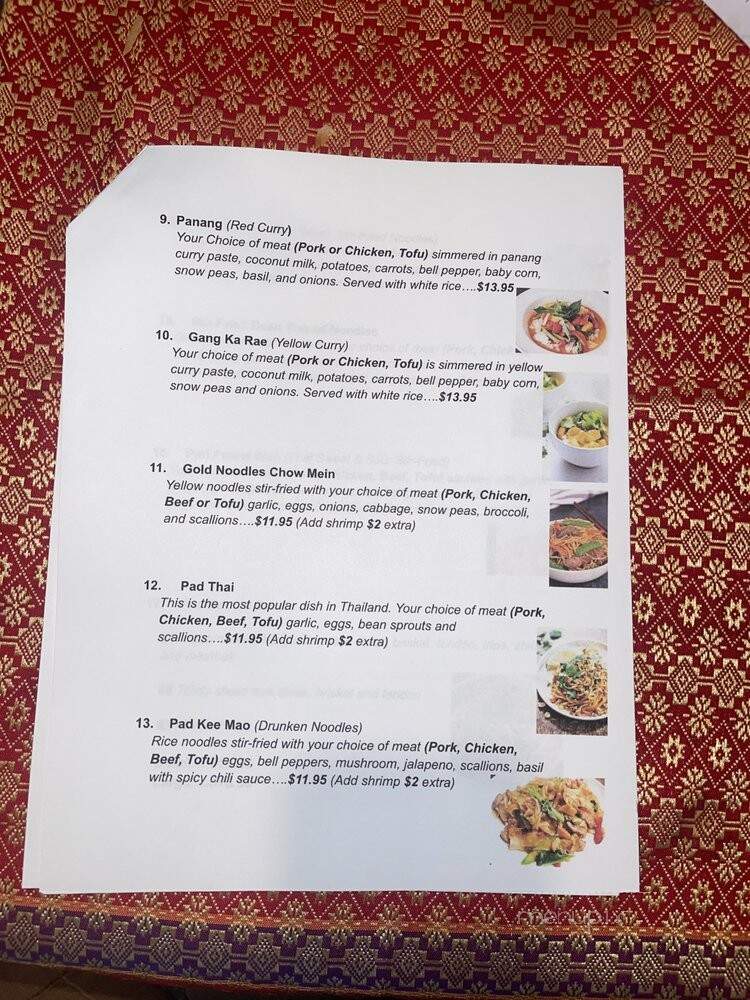 Thai Lao Cuisine - Weed, CA menu_pic