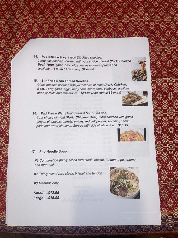 Thai Lao Cuisine - Weed, CA menu_pic
