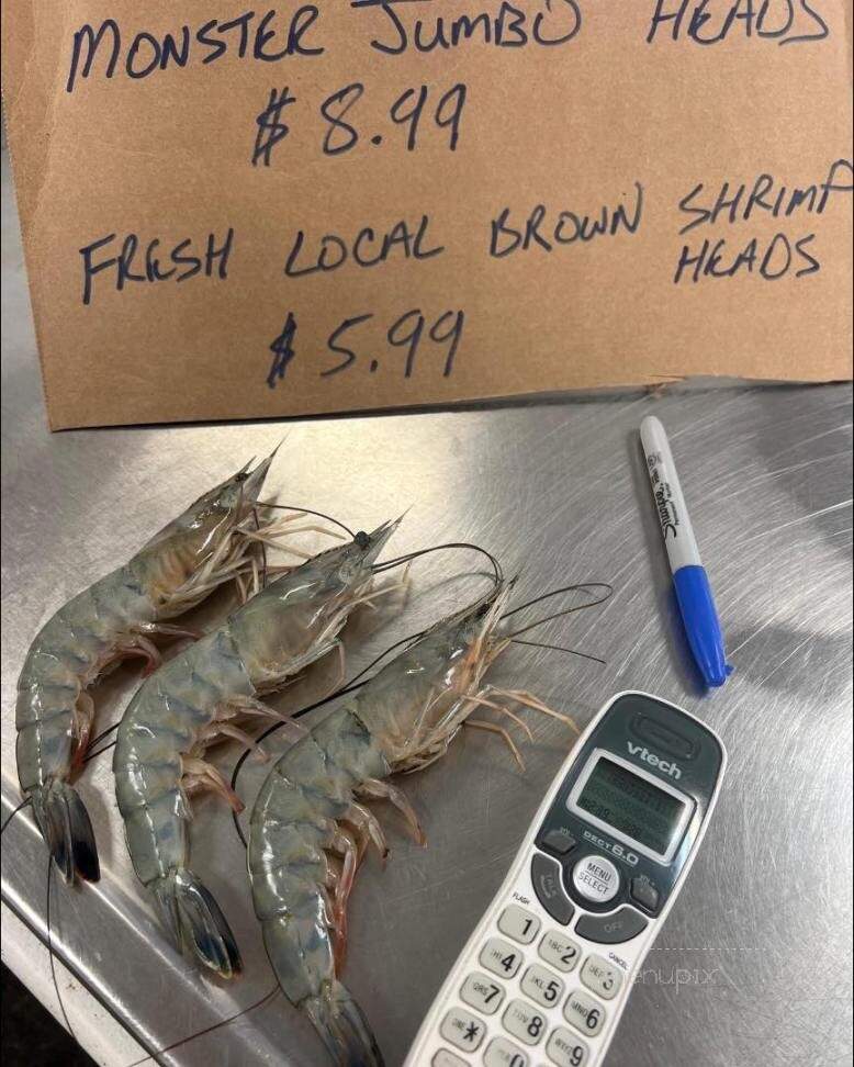 Outland Seafood - Manns Harbor, NC menu_pic
