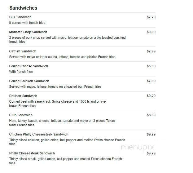 Old Glory Restaurant - Columbia, TN menu_pic