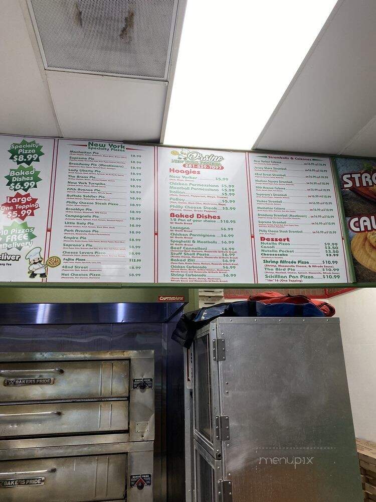 Orsino New York Pizzeria - Baytown, TX menu_pic