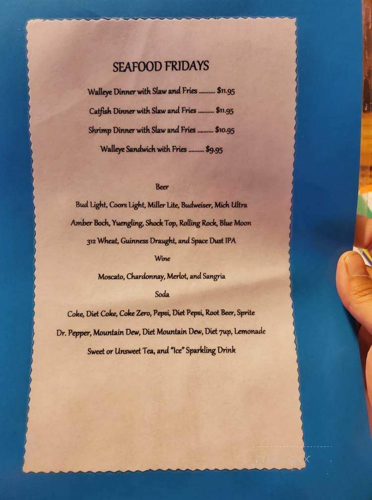 O'Knappy's Kitchen - Coatesville, IN menu_pic
