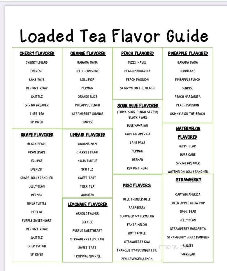 Southern Bells Nutrition - Prattville, AL menu_pic