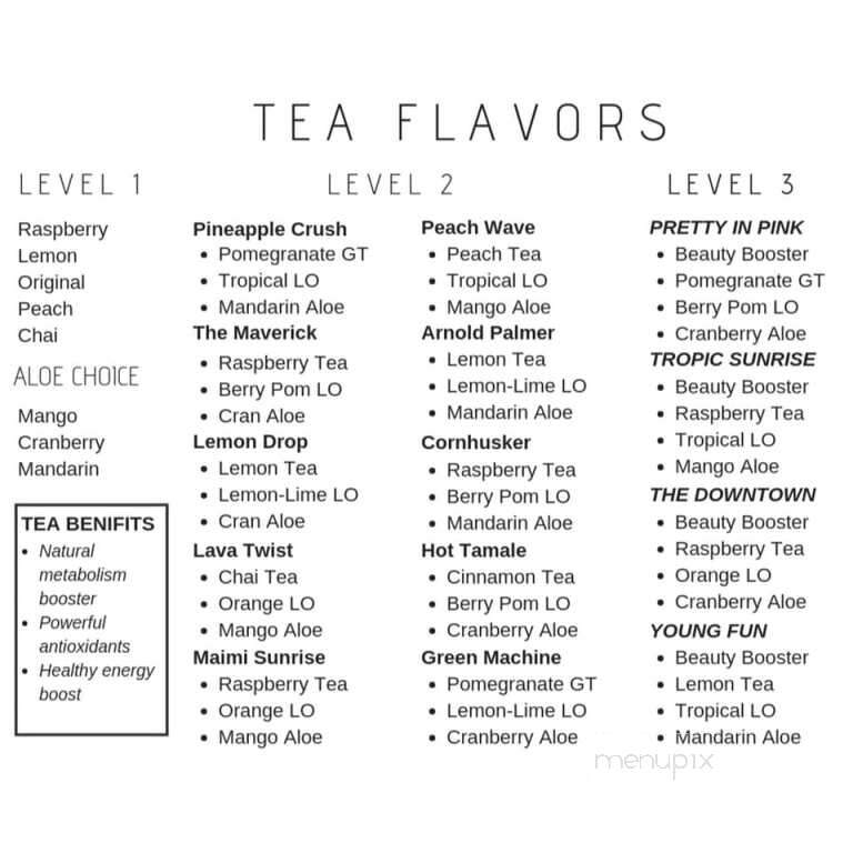 Nutrition 402 - Omaha, NE menu_pic