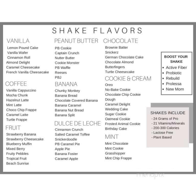 Nutrition 402 - Omaha, NE menu_pic